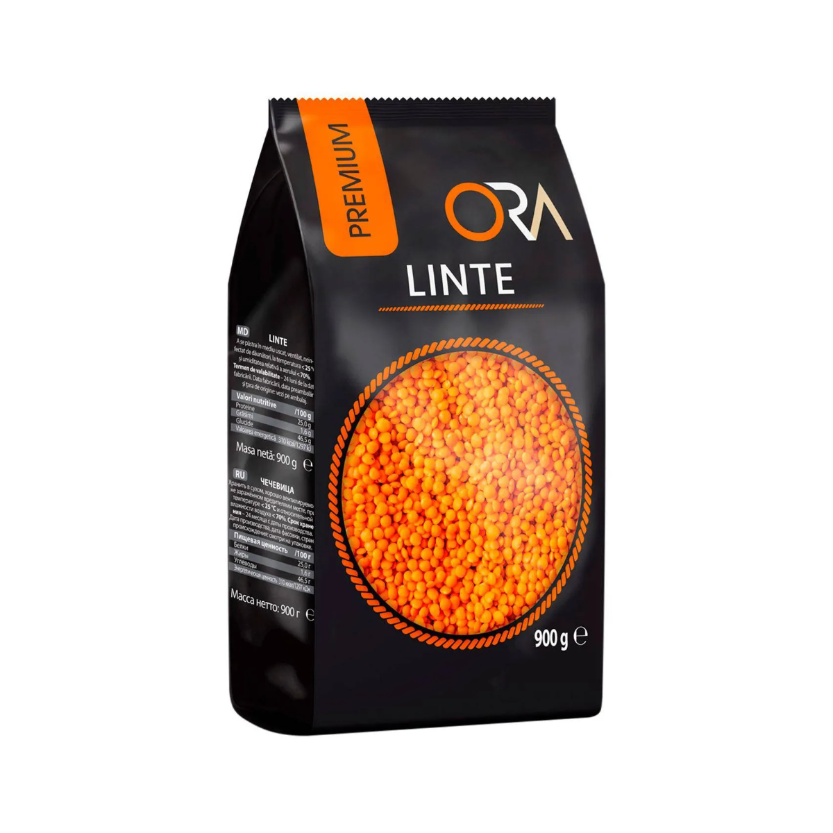 ORA Lentils, Premium Quality - 900g