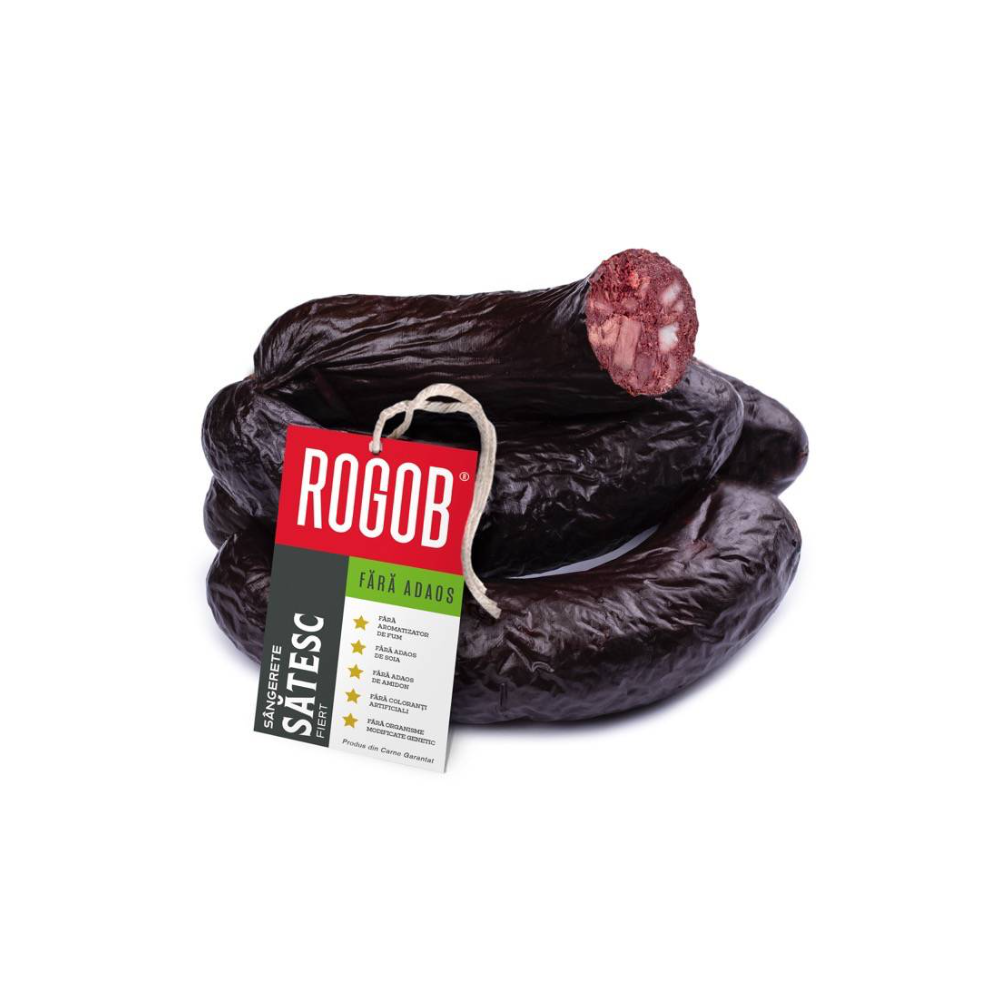 Sângerete "Sătesc" Rogob, Premium Moldavian Blood Sausage,