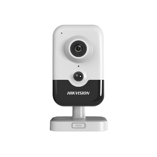Hikvision 4MP Indoor Fixed Cube Network Camera DS-2CD2443G0-I (2.8mm Lens) with Two-Way Audio and IR
