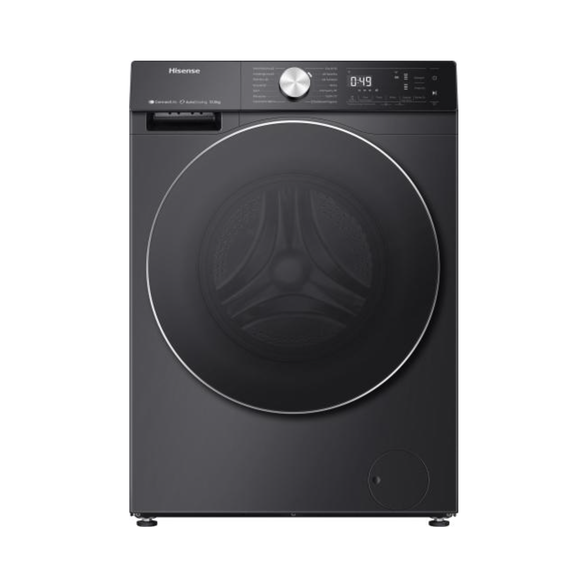 Hisense WF5S1045BB/PL Washing Machine - 10kg Capacity, 1400 RPM, Inverter Motor