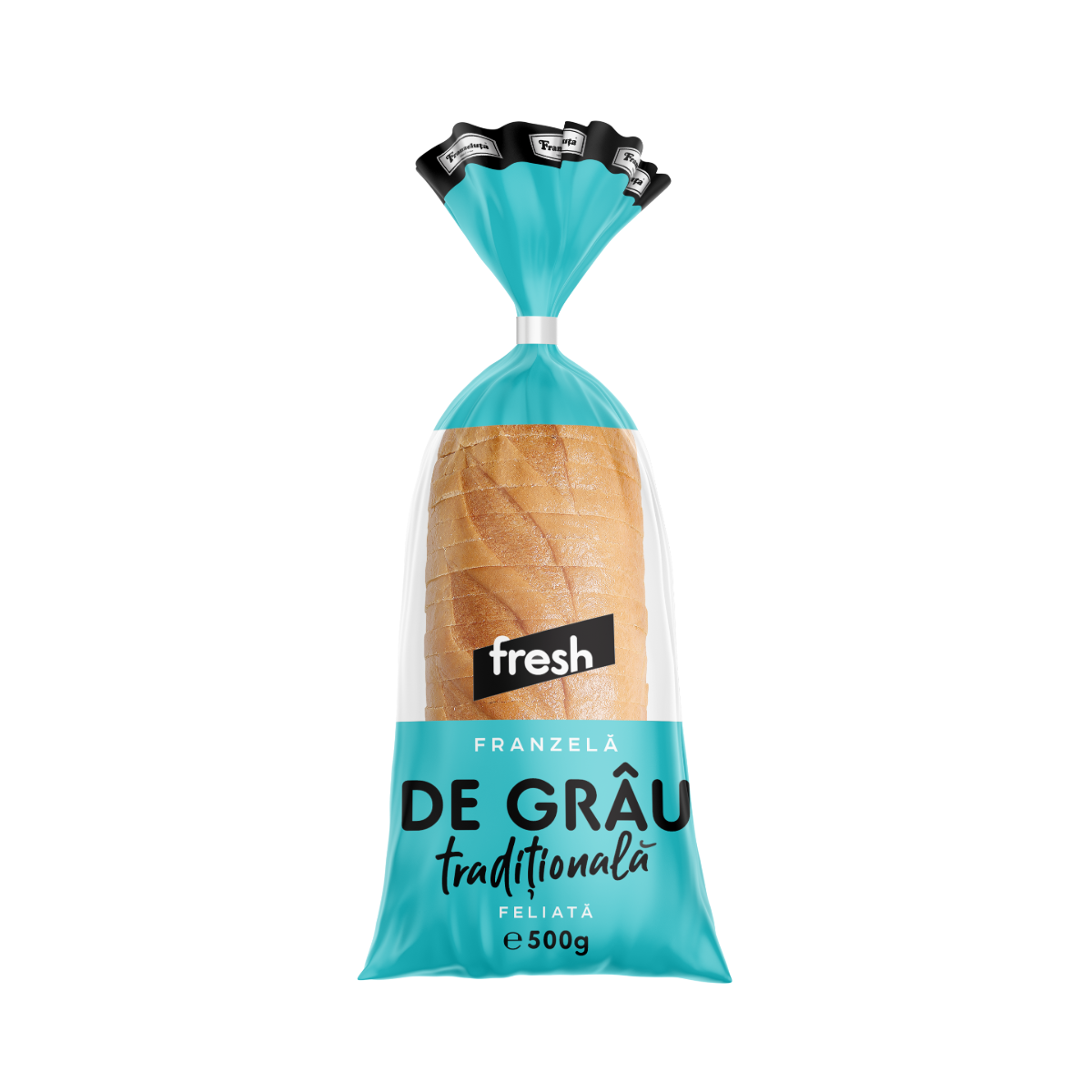 Traditional Wheat Bread (500g) - Sliced & Packaged