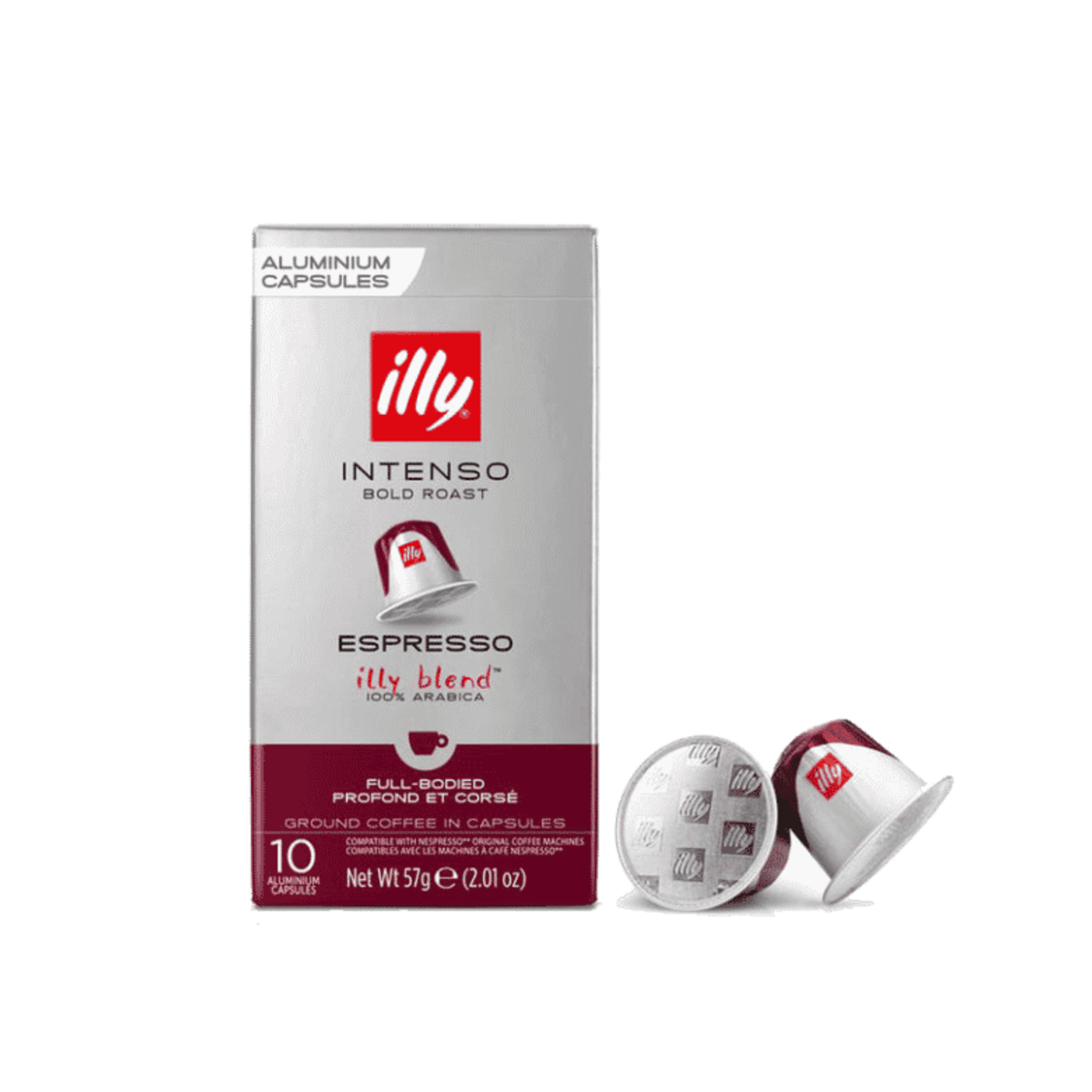 Nespresso® illy® Intenso Capsules 10 units, Italy