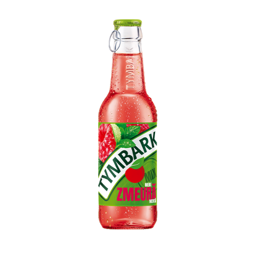 Tymbark MIX Apple, Raspberry & Mint Refreshing Non-Carbonated Fruit Drink with Mint Extract