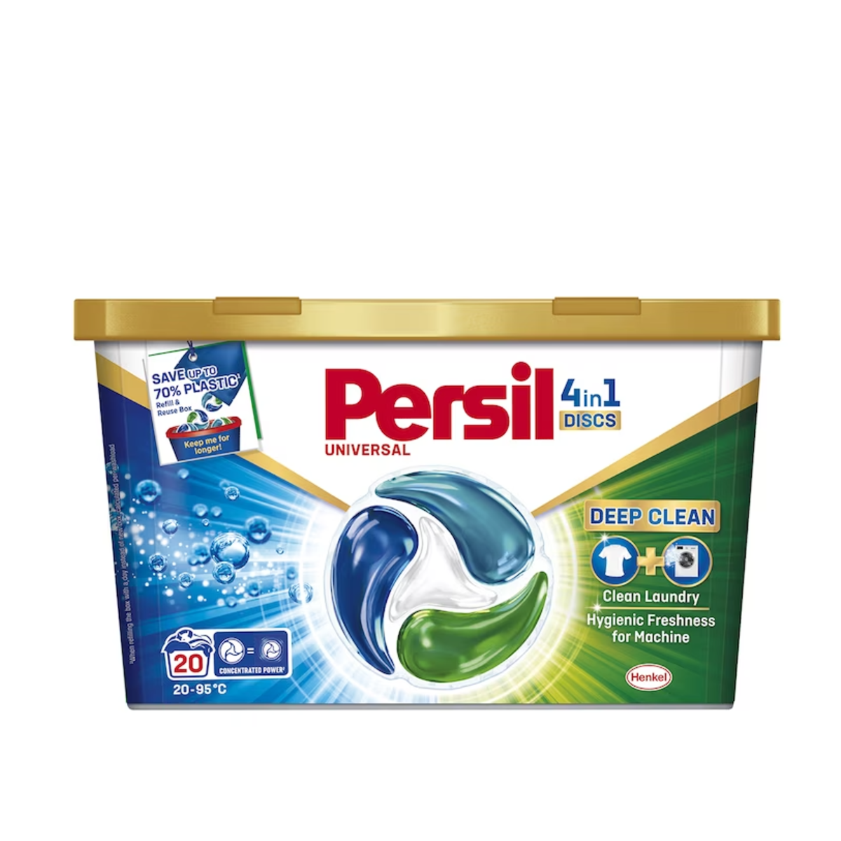 Persil 4 in 1 Discs Universal Laundry Detergent, 20 washes