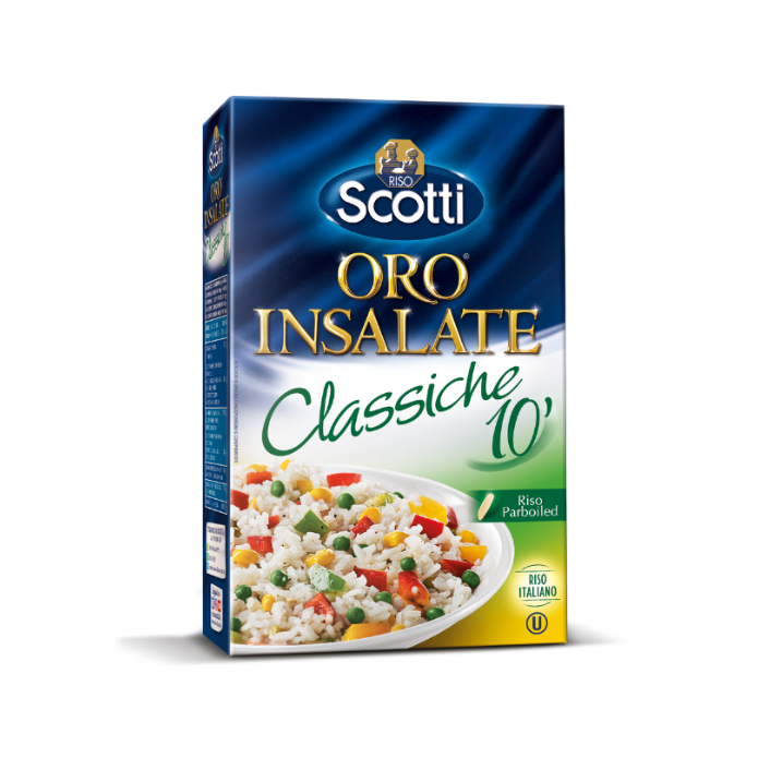 Scotti ORO INSALATE 10': Quick-Cooking Rice for Time-Saving Salads and Rich